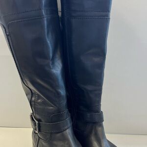 Marc Fisher Black Leather Boots